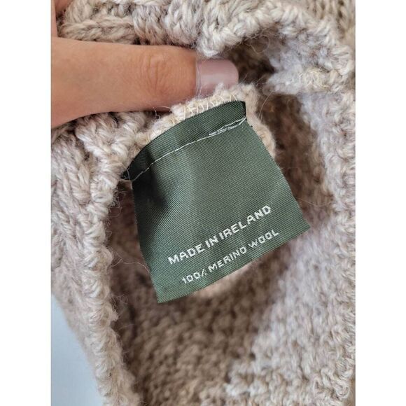 Aran Sweater Market Cable Knit Cardigan S - Picture 9 of 9